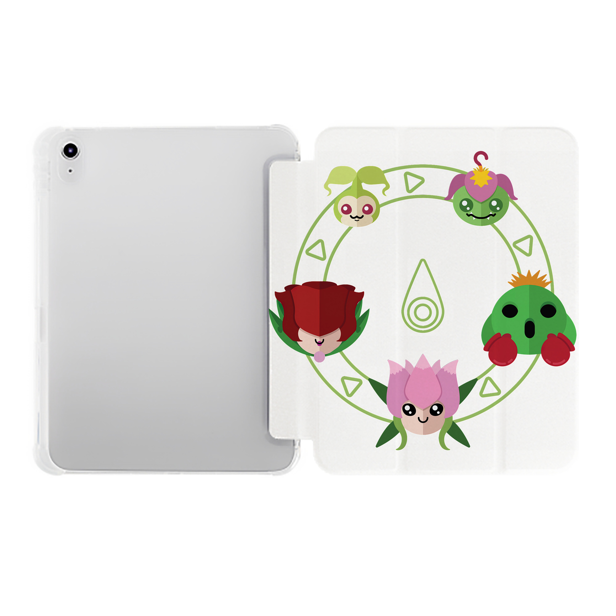（画像用） Digimon デジタルモンスター/デジモン IPad ケース ペン収納付き 三つ折りスタンド PUレザー×シリコン 対応機種9.5/10.5/10.9インチ
